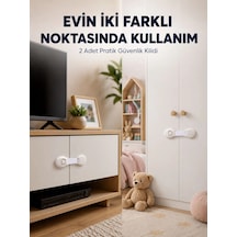 2'li Çocuk Güvenlik Kilidi Ev İçi Koruma Seti