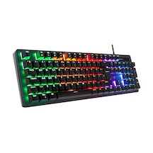 Acer Emachines Eak104 Rgb Mekanik Oyuncu Klavyesi - Red Switch, 104 Tuşlu, Siyah Q Klavye