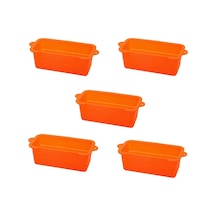 Xurunkeji Turuncu Silikon Yağ Kabı Astarı, Yeniden Kullanılabilir Yağ Tutucusu Bardak Astarı Barbekü Yağ Tepsisi, Damlama Tepsisi Turuncu