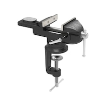 Tr Alman 60 Mm Dönerli Örslü Özel Alaşımlı Paslanmaz Dövme Çelik Mini Masa Ve Tezgah Mengenesi Siyah