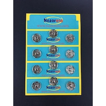 Demir Metal 19 Mm. Çıt Çıt Elle Dİkilen ( 12 Adet )