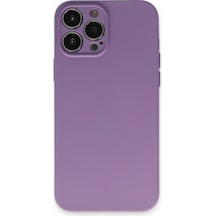 Newface - 262 - Apple iPhone Uyumlu 13 Pro Kılıf Nano İçi Kadife Silikon - - Csmo-tex - Koyu Lila