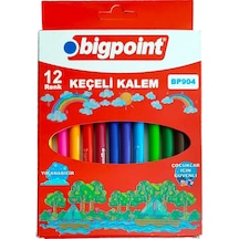 Bigpoint Keçeli Kalem 12'li Set Karton Kutulu X 12 Set