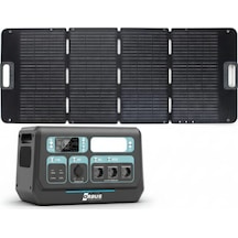 Orbus 2400w Güç Kaynağı 100w Katlanır Güneş Paneli