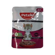 Pouch Jelly Biftekli Kedi Konserve 85 Gr