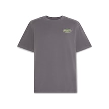 Timberland Gas Station Back Graphic Tee Erkek Tişört Tb0a5mq4w081 Gri