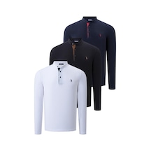 Üçlü Set V4009 Dewberry Erkek Sweatshırt-siyah-beyaz-lacivert Siyah-beyaz-lacivert Üçlü Set V4009 Dewberry Erkek Sweatshırt-siyah-beyaz-lacivert Siyah-beyaz-lacivert