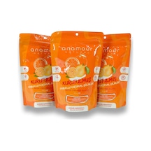 Anamour Natural Portakal Kurusu Cips Portakal Şekersiz Kuru Meyve 3 x 25 G