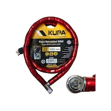 Kupa Vinil Kaplı Çelik Kablolu Esnek Motosiklet Kilidi - 22 Mm - 150 Cm.