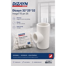 Dizayn Pprc İnegal Te 32 25 32 25 Adet Pn25 Temiz Su Tesisat Ek Parçası