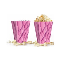 Dalgalı Pembe Mısır Kutusu 8 Adet