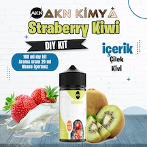Strawberry Kiwi Dıy Kit Çilek Kivi Gıda Aroması %20 Oranda Aroma İçerir Hazır Değildir 100 Ml