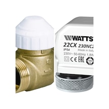 Watts Fancoil Motorlu Vana Seti Dn20 (230V Motor)