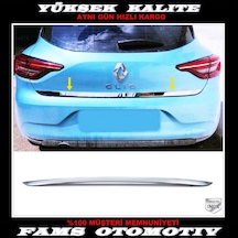 Renault Clio 5 Hb Krom Bagaj Alt Çıta P.Çelik 2019 Üzeri