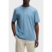 Boss Erkek T Shirt 50473278 462 Mavi Mavi