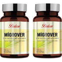 Balen Migrover Bitki Ekstraktları-Vitamin 60 Kapsül 2 Adet