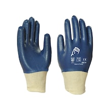 Petrolcü Eldiveni, Okc002, Mavi, Nitril, Ce En 388/420, 3x11a, No:10