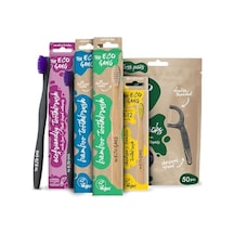 Bitki Bazlı Çevre Dostu Bambu Diş Fırçası Mavi Adult Plant Based Sensitive Blue
