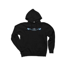 Bmw İ8 Headlights Siyah Kapşonlu Sweatshirt Hoodie Siyah