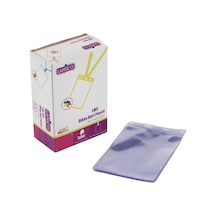 Lamiess Lms 010 Dikey Pvc Kart Poşeti 80X100 Mm 100'Lü
