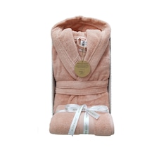 Özdilek Super Soft Kapüşonlu Bornoz + Baş Havlusu- Tarçın Kahverengi