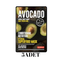 Dermal Superfood Avokado Özlü Yüz Maskesi 5 x 25 G