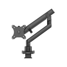 Monitör Tutucu 17 - 35 Ekranlar Için 12kg Taşıyabilir, Lcd Led Monitör Tutucu Vesa Monitör Kolları, Eğilebilir Döndürülebilir Kablo Kılavuzlu Ergonomik Ekran Tutucu - Siyah