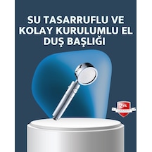 Hubrendy Tekno Yüksek Basınçlı 3 Fonksiyonlu Duş Başlığı Diğer