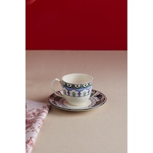 Karaca  x Ömür Akkor İznik Çini Kahve Fincanı ve Tabağı 90 ml