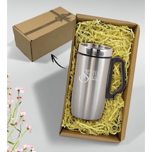 Bk Gift Kişiye Özel Hediye Kutulu 5304 Gümüş Çelik Termos Bardak-1 240 Ml Kobitmeyencom33453 Bk Gift Renkli