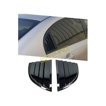 Honda Civic Fd6 Kelebek Cam Kaplama Vizörü Piano Black 2006-2011