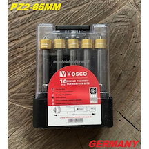 Vsc Stoplu Sunta Vida Sıkma Ucu Mıknatıslı Yıldız Bits Uç Pz2 Uç 65mm 10adet