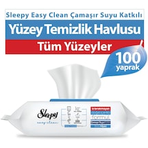 Sleepy Easy Clean Çamaşır Suyu Katkılı Yüzey Temizlik Havlusu 100'lü