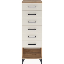 Arges Dolap 6 Çekmeceli 44x30x134 Çam-aytaşı Çam