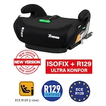 Yoyko Isofix Bağlantılı 15-36 Kg Oto Koltuğu Yükseltici Booster Siyah