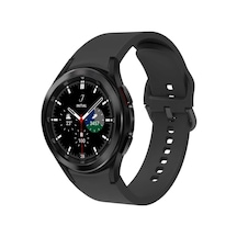 Samsung Galaxy Uyumlu Watch 4 Classic 42Mm Krd-50 Silikon Kordon-Siyah