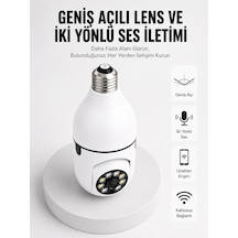 Akıllı Güvenlik Kamerası Full Hd Görüntü Ve Gece Görüş Özellikli Yeni Nesil - Lisinya