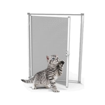 Kamataş Menteşeli Pencere Kedi Sinekliği Yırtılmaz  Telli (Pet Tül) Sineklik Beyaz, 70x130 İstenilen ölçüde