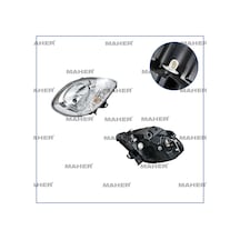 Renault Kangoo 2003-2007 Far Sağ Motorlu