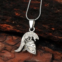 Best Şovalye Erkek Kolye Miğfer Takı Aksesuar K24 T5