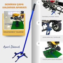 Demiray Çapa Makinası Kaldırma Aparatı - Ayarlı Sistem