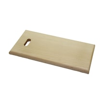 20x40cm Kalın 2.5cm Ahşap Kesim Panosu - Et Tahtası El Geçmeli Kulp 4915 Çok Renkli