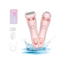 Glisse Pro Yaz Başlangıç Seti, Glisse Pro Saç Çıkarıcı Buulina, Kadınlar İçin Samimi Tıraş Makinesi,ıpx7 Su Geçirmez Kablosuz Boulinas Tıraş Makinesi,yüz Bikini Bacakları İçin Led Göstergeli Pembe
