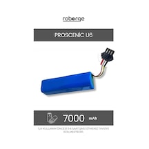 Proscenic U6 Robot Süpürge Uyumlu Batarya 7000 Mah - Muadil Ürün