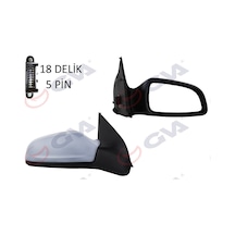 Gva 1090151 Dış Dikiz Aynası Sağ Astra H 04 Elektrikli Isıtmalı Astarlı Konveks 5 Fiş Vm-968ehpr 13312981 6428273-6428918-6207118