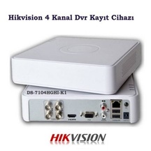 Hikvision 4 Kanal Dvr Kayıt Cihazı Ds-7104hghı-k1