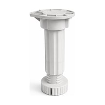 Ayarlanabilir 1 Adet 10+2 Cm Plastik Ayak Dolap Mobilya Tezgah Yükseltici Yükseltme Ayağı Gri 6395751