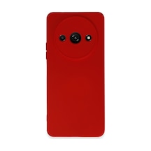 Redmi A3 4g Kılıf Nano İçi Kadife Silikon - Kırmızı Ym742430