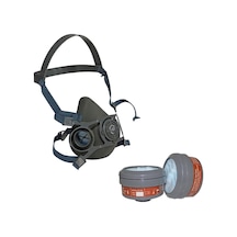V-800 L Yarım Yüz Gaz Maskesi - Filtre Hediyeli V-7800 A1 P2r