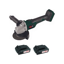 Klpro Klat18bs-20 18V/2.0Ah. 115MM Çift Akülü Devir Ayarlı Kömürsüz Şarjlı Avuç Taşlama